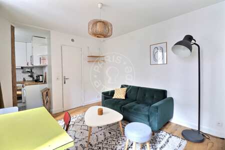 Sala Apartamento mobilado - 27m²  - 1 quarto - Sacré-Cœur - Paris
