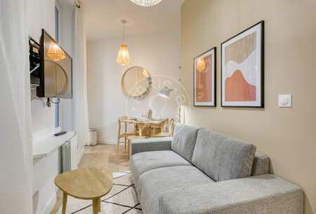 Salón Piso amueblado - 31m²  - 2 dormitorios - Montsouris - París