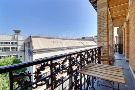 Balcon Appartement meublé - 47m²  - 2 chambres - Guy Môquet - Paris
