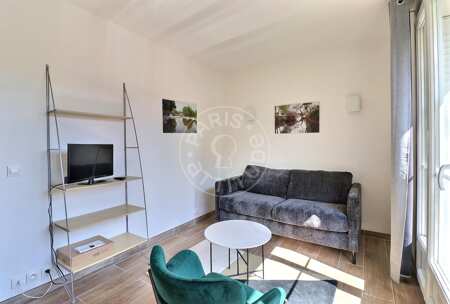 Living room Furnished studio - 25m²  - Montmartre / Place des Abbesses - Paris