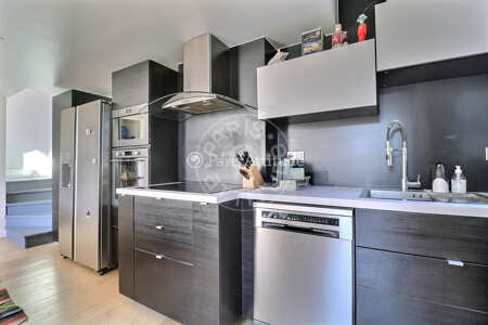 Cozinha Apartamento mobilado - 87m² - 1 quarto - Puteaux