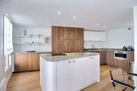 Küche Möblierte maisonette - 100m²  - 3 Zimmer - Neuilly-sur-Seine