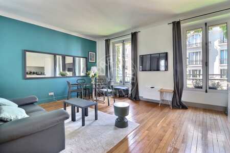 Salón Piso amueblado - 42m²  - 1 dormitorio - La Muette / Bois de Boulogne - París