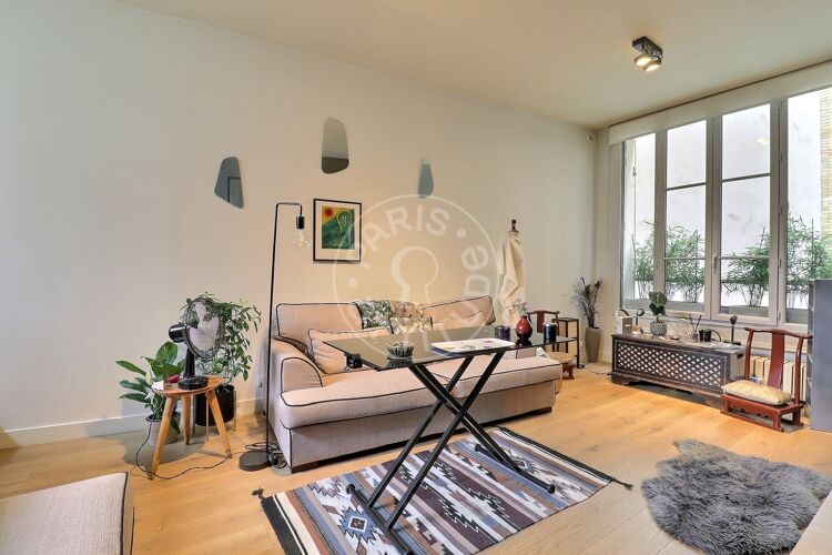 Salotto - Monolocale arredato - Parigi 75015 - 15283
