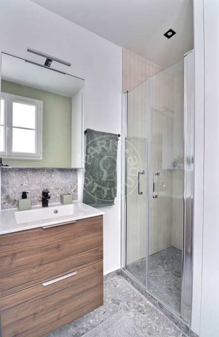Badezimmer Möblierte wohnung - 31m²  - 1 Zimmer - Auteuil - Paris