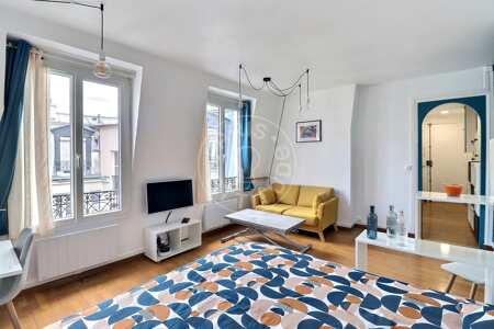 Living room Furnished studio - 26m²  - Porte de Versailles - Paris
