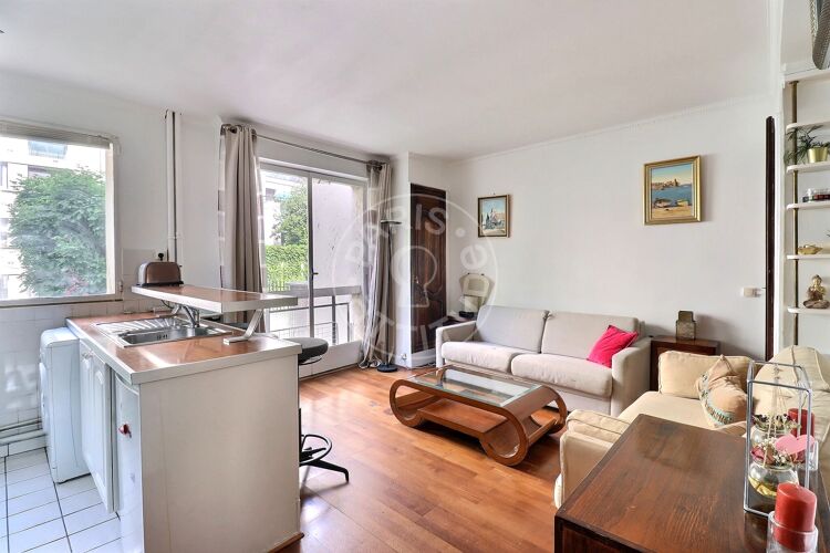 Wohnzimmer - Möblierte Studio - Paris 75016 - 15288