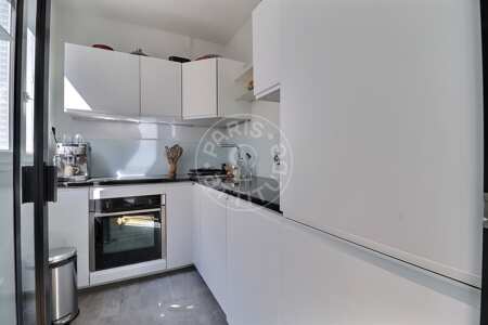 Cuisine Appartement meublé - 39m²  - 1 chambre - Boulogne-Billancourt