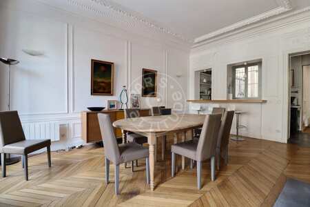 Esszimmer Möblierte wohnung - 137m²  - 3 Zimmer - Arc de Triomphe - Paris
