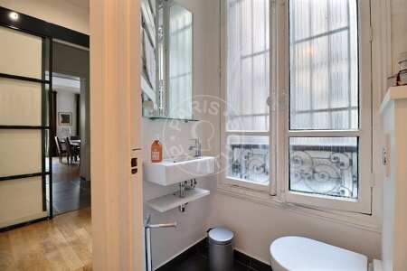 WC Möblierte wohnung - 137m²  - 3 Zimmer - Arc de Triomphe - Paris