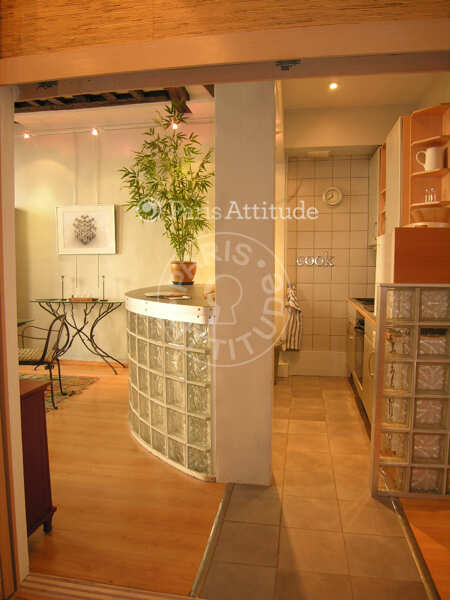 Cucina Appartamento arredato - 55m²  - 1 locale - Temple - Parigi