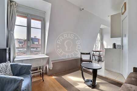 Wohnzimmer Möblierte studio - 19m²  - Saint Placide - Paris
