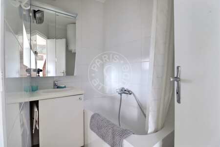 Badezimmer Möblierte studio - 19m²  - Saint Placide - Paris