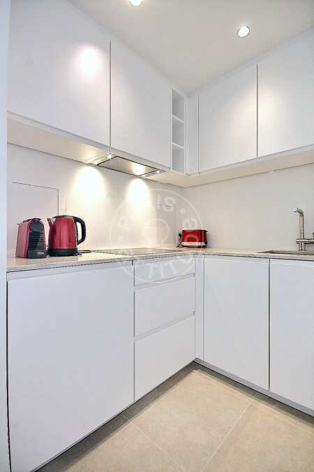 Cuisine Studio alcove meublé - 31m²  - Tolbiac - Paris