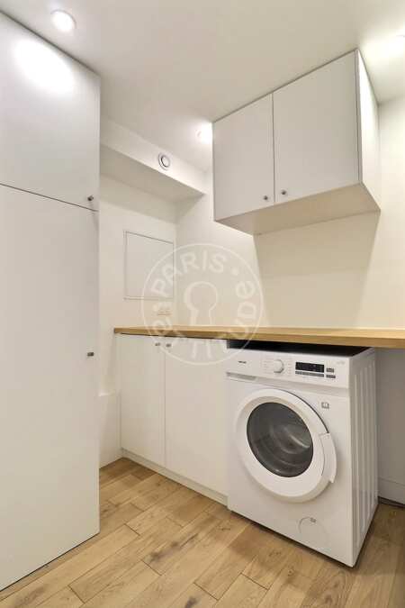 Laundry room Furnished duplex - 80m²  - 2 bedrooms - Boulogne-Billancourt