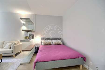 Bedroom Furnished studio alcove - 27m²  - Temple - Paris