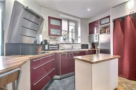 Cuisine Appartement meublé - 56m²  - 1 chambre - Batignolles - Paris