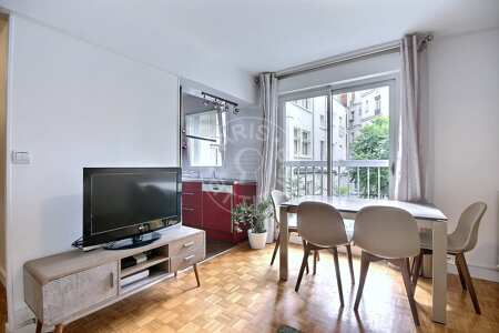 Living room Furnished apartment - 49m²  - 2 bedrooms - Porte de Champerret - Paris