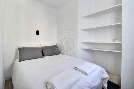 Bedroom Furnished apartment - 29m²  - 1 bedroom - Guy Môquet - Paris