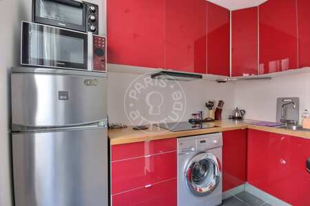 Cuisine Appartement meublé - 34m²  - 1 chambre - Grands Boulevards / Bonne Nouvelle - Paris