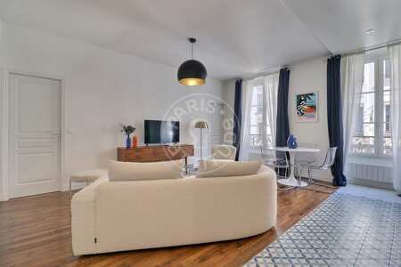 Sala Apartamento mobilado - 51m²  - 2 quartos - Charonne - Paris