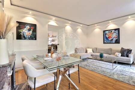 Salón Dúplex amueblado - 90m²  - 2 dormitorios - Porte Dauphine - París