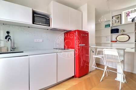 Cuisine Appartement meublé - 32m²  - 1 chambre - Trocadéro - Paris