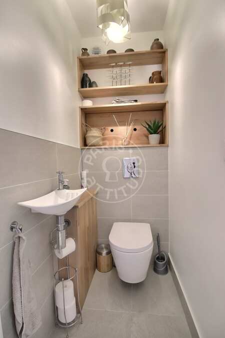 Bagno Appartamento arredato - 60m²  - 2 locali - République - Parigi