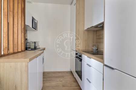 Küche Möblierte wohnung - 27m²  - 1 Zimmer - Charonne - Paris