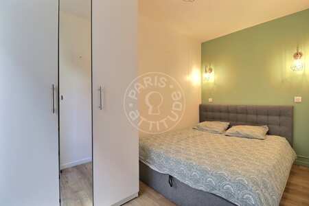 Schlafzimmer Möblierte wohnung - 27m²  - 1 Zimmer - Charonne - Paris