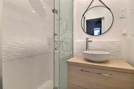 Badezimmer Möblierte wohnung - 27m²  - 1 Zimmer - Charonne - Paris