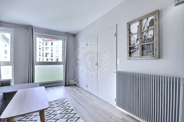Living room - Furnished 1 bedroom - Issy-les-Moulineaux 92130 - 15331