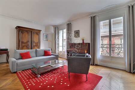 Sala Apartamento mobilado - 120m²  - 3 quartos - Montmartre / Place des Abbesses - Paris