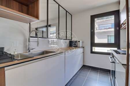 Cuisine Appartement meublé - 42m²  - 1 chambre - Levallois-Perret