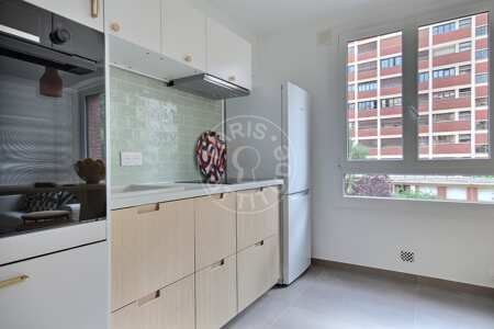 Cozinha Apartamento mobilado - 63m²  - 2 quartos - Montsouris - Paris