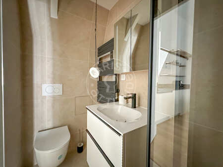 Salle de bain Studio alcove meublé - 42m²  - Montorgueil - Paris