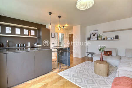 Salotto Appartamento arredato - 45m² - 1 locale - Levallois-Perret