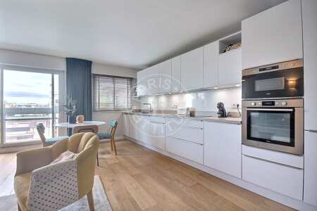Cozinha Apartamento mobilado - 70m²  - 2 quartos - Porte Maillot / Palais des Congrès - Paris