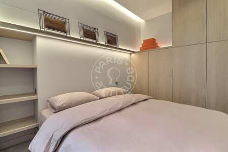 Schlafzimmer Möblierte studio - 24m²  - Grands Boulevards / Bonne Nouvelle - Paris