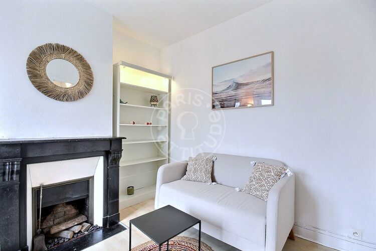 Living room - Furnished 1 bedroom - Paris 75005 - 15351