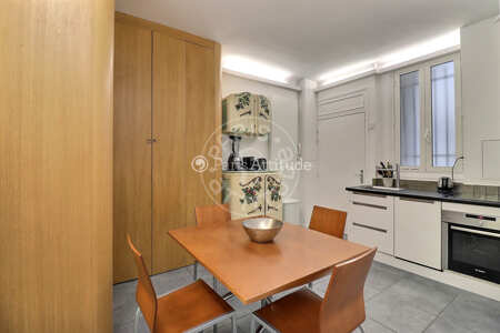Cozinha Apartamento mobilado - 45m²  - 1 quarto - Auteuil - Paris