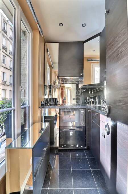 Cocina Piso amueblado - 48m²  - 1 dormitorio - Plaisance / Pernety - París