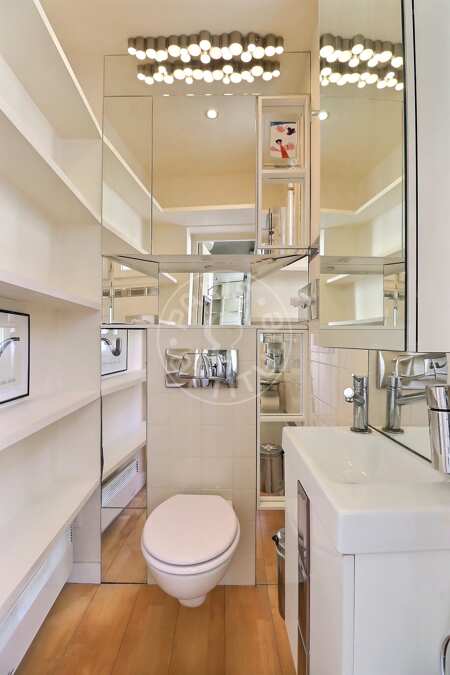 Inodoro Piso amueblado - 48m²  - 1 dormitorio - Plaisance / Pernety - París