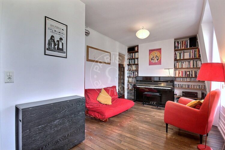 Sala - 1 quarto mobiliado - Paris 75018 - 15361