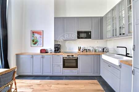 Cucina Appartamento arredato - 92m²  - 2 locali - Saint-Germain - Parigi
