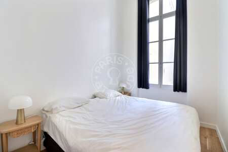 Camera da letto Appartamento arredato - 92m²  - 2 locali - Saint-Germain - Parigi