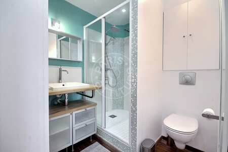 Badezimmer Möblierte wohnung - 45m²  - 1 Zimmer - Centre George Pompidou - Paris