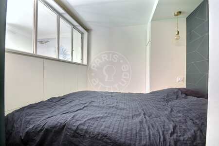 Chambre Appartement meublé - 32m²  - 1 chambre - Jules Joffrin - Mairie du 18ème - Paris