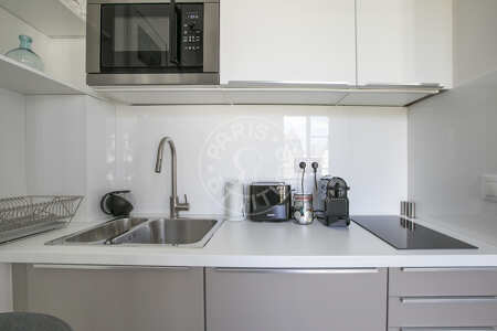 Cuisine Studio meublé - 16m²  - Musée Picasso - Paris