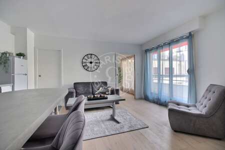 Sala Apartamento mobilado - 55m²  - 2 quartos - Wagram - Paris